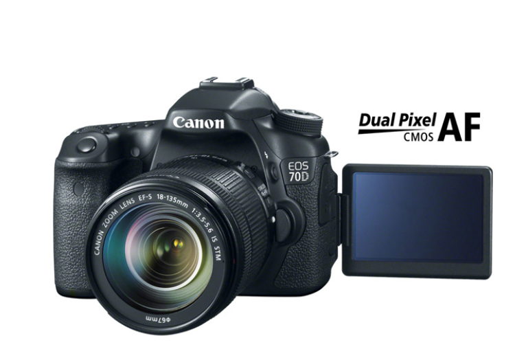 Canon - EOS 70D DSLR Camera - Black