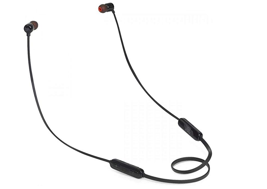 JBL TUNE 110BT Wireless In-Ear Headphones with Bluetooth, Neck flat Tangle-Free Cable Up to 6 hours of music